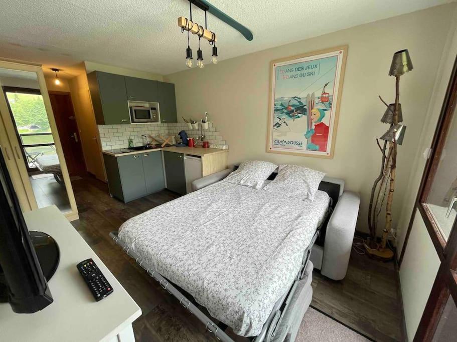 Studio Refait A Neuf Avec Balcon - Famille - Parking Couvert Chamrousse Exteriör bild
