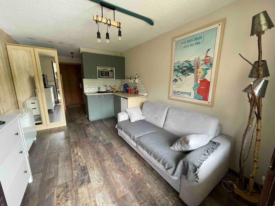 Studio Refait A Neuf Avec Balcon - Famille - Parking Couvert Chamrousse Exteriör bild