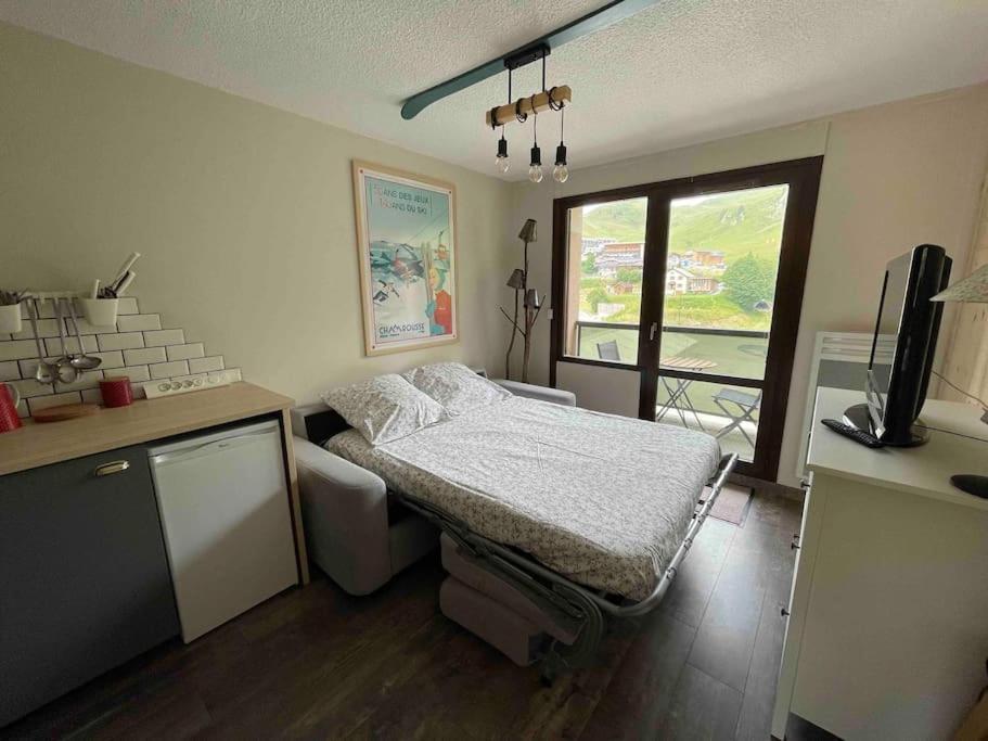 Studio Refait A Neuf Avec Balcon - Famille - Parking Couvert Chamrousse Exteriör bild